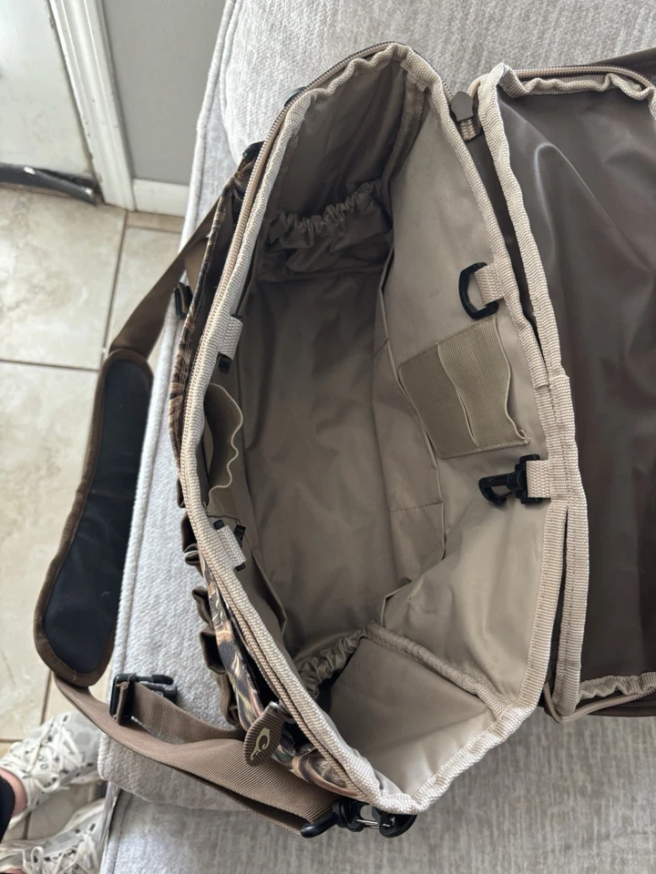 户外战术狩猎盲袋包带光滑拉链和设备存储 — 第 2/3 张图片