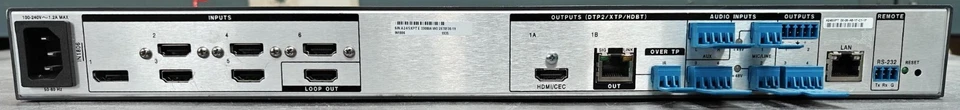 Extron IN1806 4K/60 Six Input Scaling Presentation Switcher - Image 2 of 4