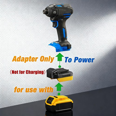 #ad 1 Boost Adapter for DeWalt 20V Battery to Power for Kobalt 24V MAX Tools w BMS $16.99