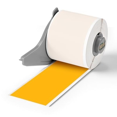 Unbranded Brady All Weather Permanent Adhesive Vinyl Label Tape 2'' x 50' Yellow