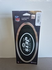 NFL Official New York Jets WinCraft 3"x7" Chrome Decal. Car, ETC.