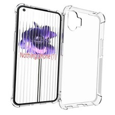 Case for Nothing Phone 1 Clear TPU Four Corners Protective Cover Transparent
