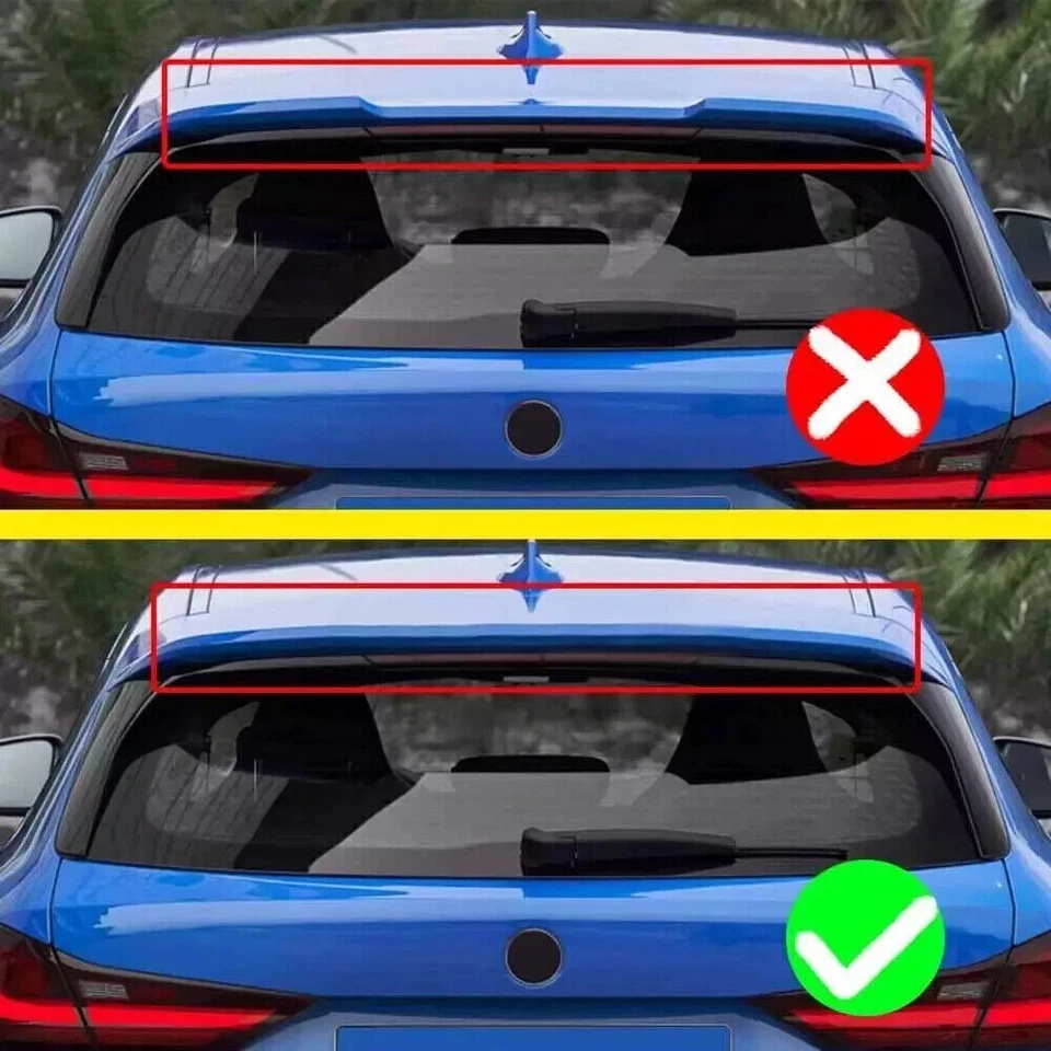 Rear Trunk Spoiler Wing Tail Lip Carbon Fiber Look For Chevrolet	Sonic Hatchback Foto 3 de 4