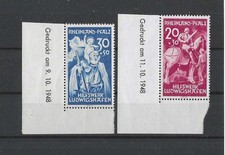 FZ Rh-Pfalz Mi-Nr 30/31 postfrische ER je mit Druckdatum