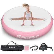 FBSPORT Inflatable Air Gymnastics Mat Training Mats 2.3/3.3/4.6ft Training Ma...