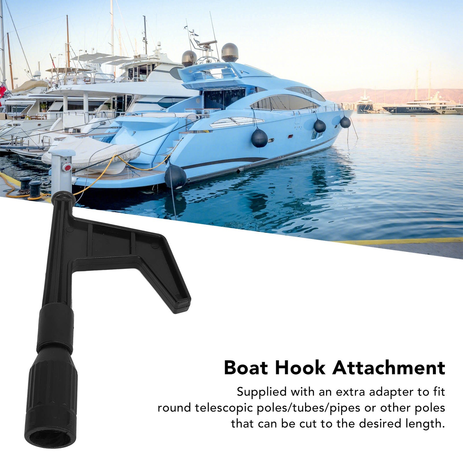 Nylon Boat Hook End Attachment With Adapter Boating Accessaries For Boat Docking