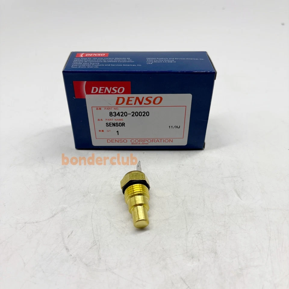 1* DENSO For Toyota Durable 83420-20020 Single Coolant Temperature Sensor Custom Foto 3 de 4