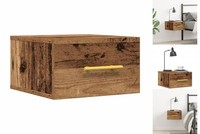 Nachtschrank Nachttisch Wandmontiert Altes Holz 35X35X20 Cm