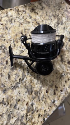 VAN STAAL VR Series 200 4.8:1 40lb Left Black Bailed Spinning Reel (VR200B)