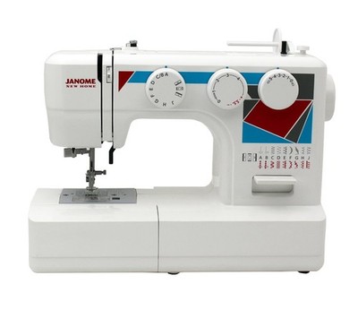 Janome MOD-19 Easy-to-Use Sewing Machine with 19 Stitches, MOD-19, White