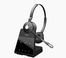 Jabra Engage 65 Stereo Wireless Headset w/ Charging Base   New In Box