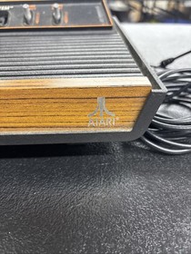 Vintage Atari 2600 Console Wood Grain Model No. CX-2600A Works!
