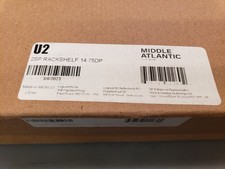 Middle Atlantic Products U2, Rack shelf 14.75DP 2U 2 Space Rack Hardware 2SP