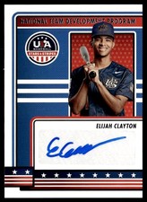 2023 USA Baseball Stars & Stripes Elijah Clayton Auto USA #NTDP-EC
