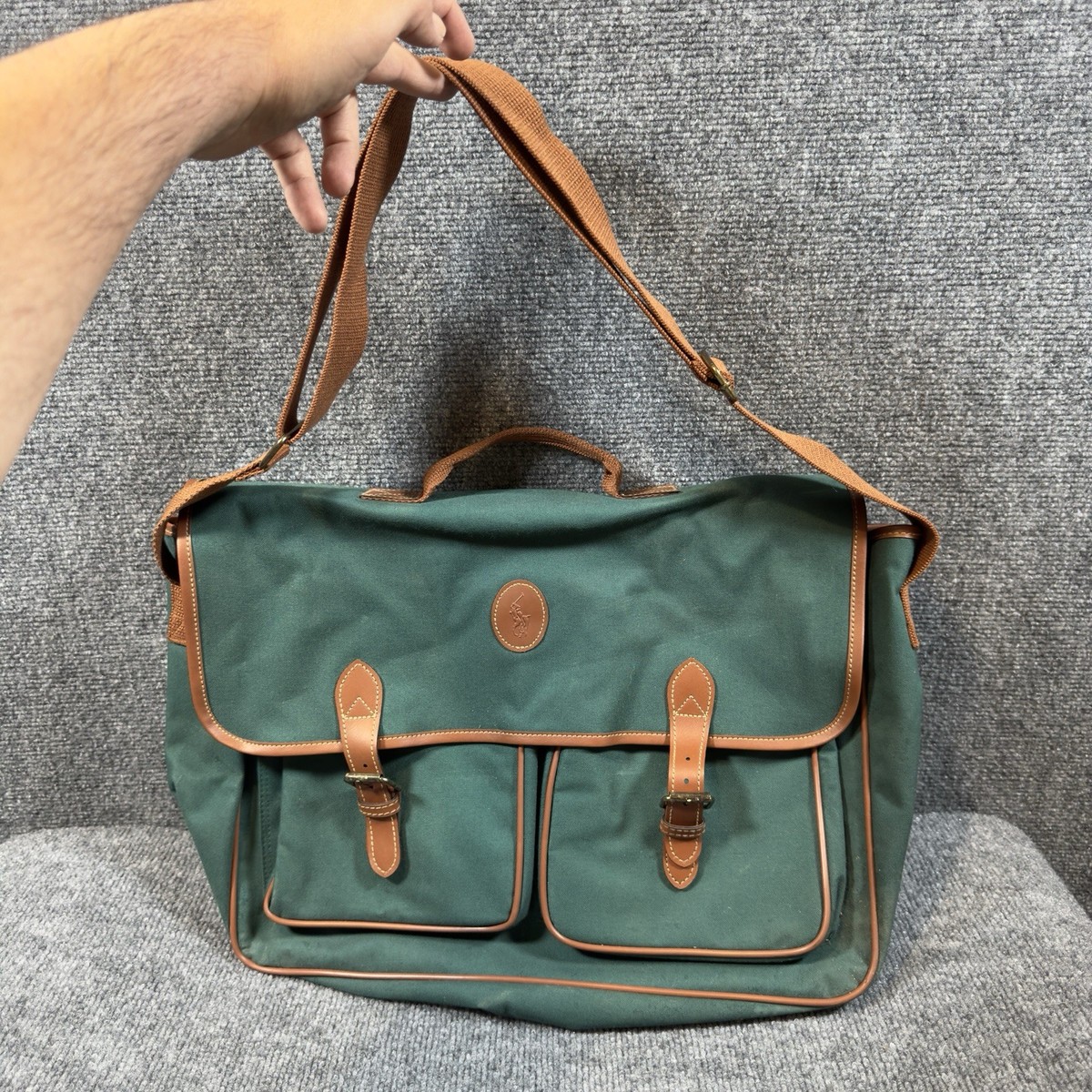 RALPH LAUREN : FIREMANS CANVAS SHOULDER BAG