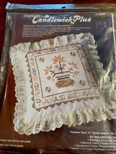 PARAGON Candlewicking-Plus Kit Floral Sampler Pillow 0267