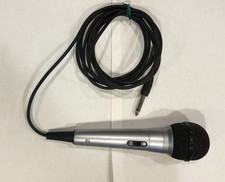 PAIR 2 Karaoke Vocal Microphones with On/Off Switch, Dynamic mics Cords  1/4"