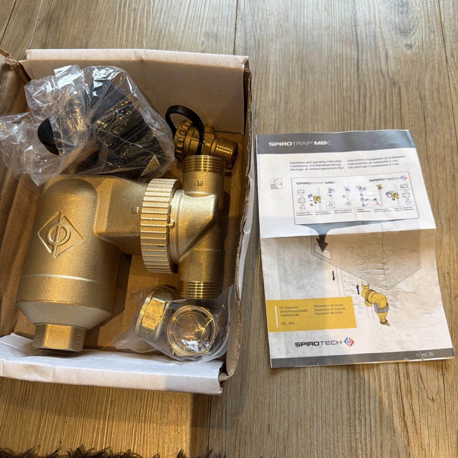 Spirotrap 22mm Mag Filter Dirt Separator for Boiler UE022WH Brand New