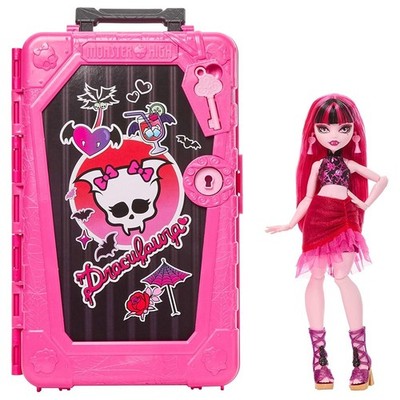 Monster High Skulltimate Secrets Draculaura Puppe und Zubehör Set,