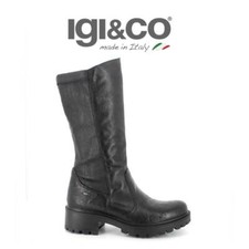 Stivali da donna neri in pelle IGI&CO Acquisti Online su