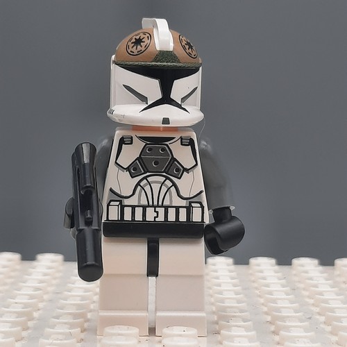 LEGO Star Wars: Clone Trooper Gunner (Phase 1) - Große Augen Minifigur sw0221