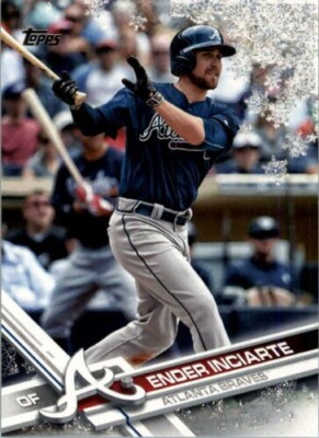 B0378- 2017 Topps Wal-Mart Urlaub Schneeflocken Einsätze -du Pick- 15 + Gratis