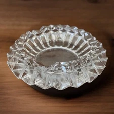 Clear Crystal Cigar Ashtray /Bowl 