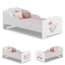 Kinderbett ANNA 140x70 mit hochwertigem Matratze und kindgerechtem Design