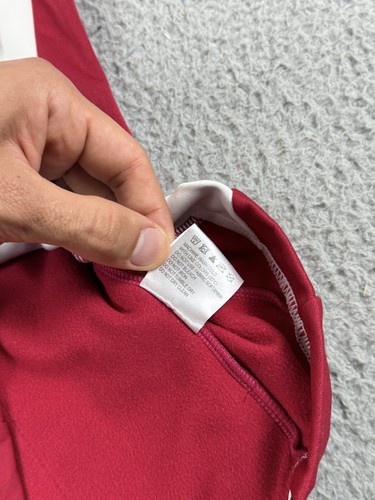 Castelli Jacket Womens S White Red Rosso Corsa Gore Windstopper Full Zip Cycling - Picture 8 of 18