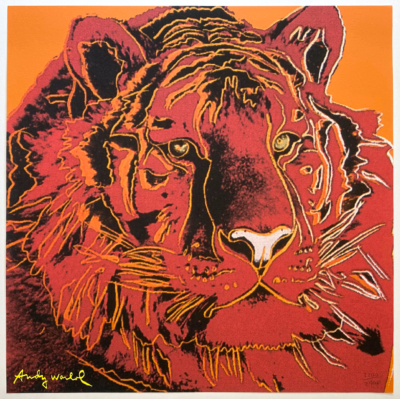 ANDY WARHOL RARE 1986 LMT ED FINE ART LRG LITHOGRAPH PRINT