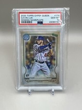2020 Topps Gypsy Queen Gavin Lux Missing Nameplate RC #174 PSA 10 GEM MT Dodgers