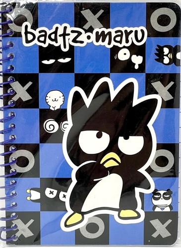 Sanrio Badtz Maru Mini Spiral Notebook New 35 Sheets Vintage 1999 New In Plastic