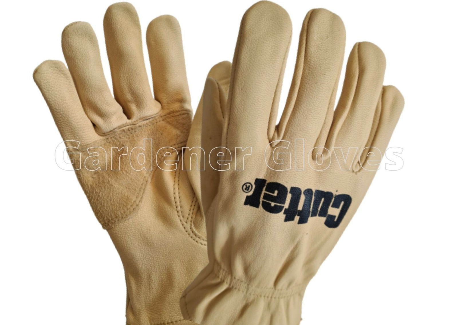 Cutter CW300 Work, Gardening Gloves Water Repellent 100 Leather Thorn