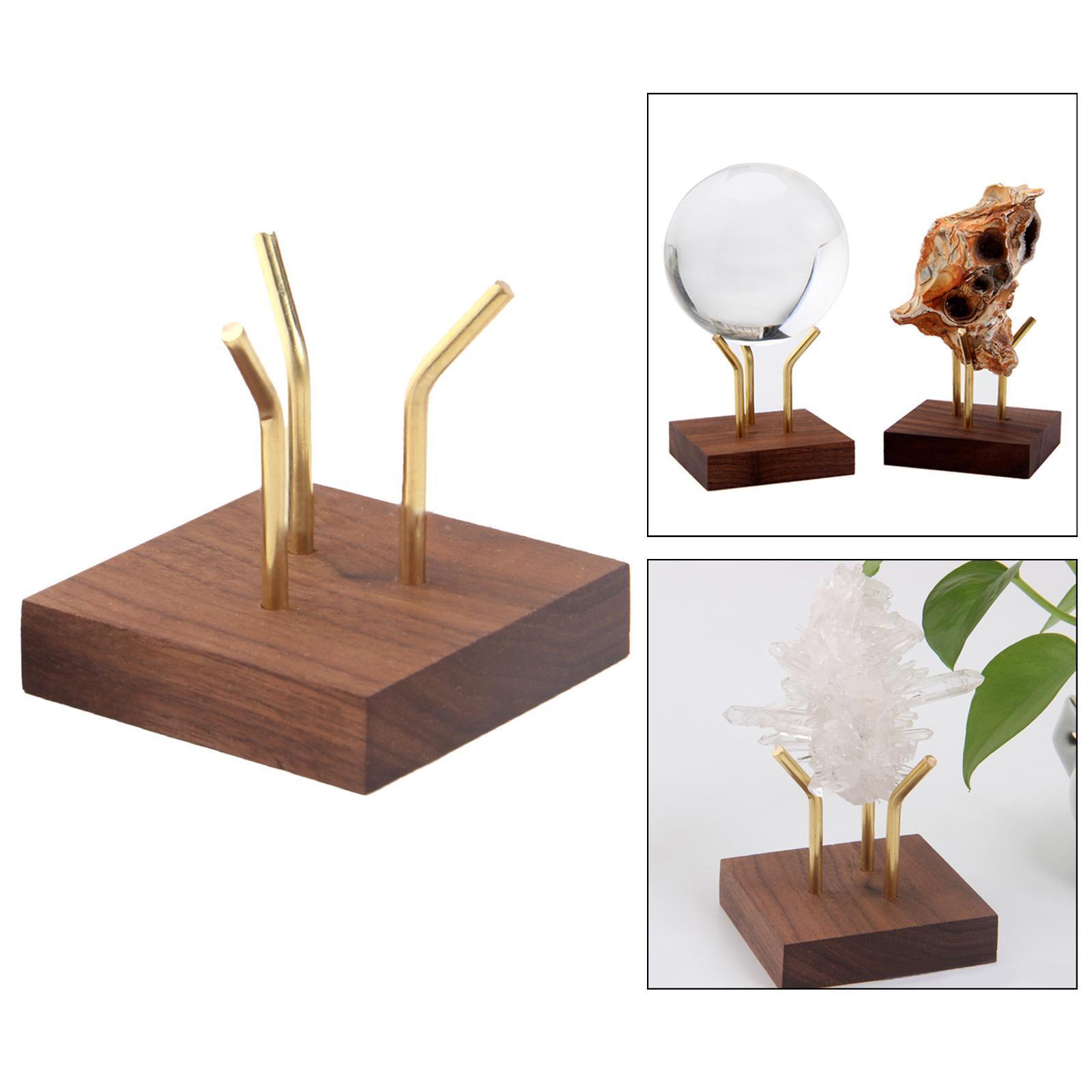 Ausstellungsständer aus Holz, quadratischer Sockel, Murmeln, ,