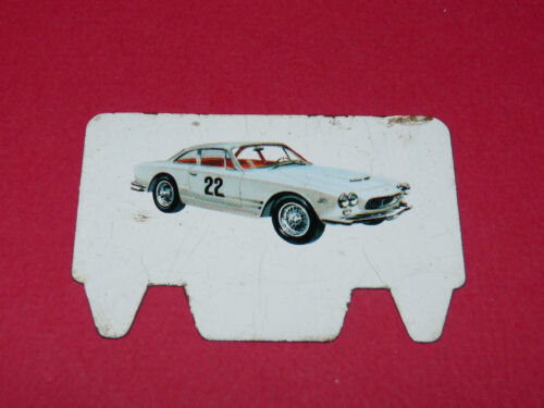 1962 MASERATI 3500 GT ITALY METAL PLATE CRIO AUTOMOBILE RACING CARS - Picture 1 of 2