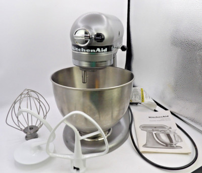 KitchenAid Stand Mixer Classic Plus w accessories Model KSM75SL