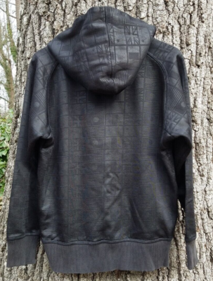 The North Face Black Zip Front Hoodie 90's ? Rare Union Jack Japan