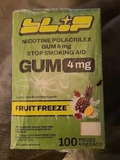 Blip Nicotine Polacrilex Gum 4mg Fruit Freeze Flavor Exp 02 2025