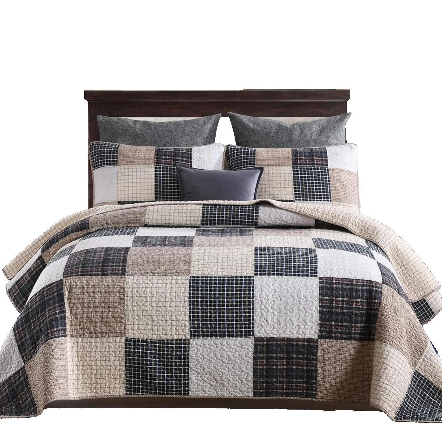 Plaid King Quilts, Bedspreads & Coverlets