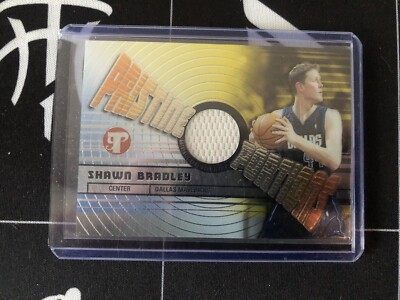 2002-03 Topps Pristine Portions Shawn Bradley Game - Used Jersey #PPO-SB MAVERICKS