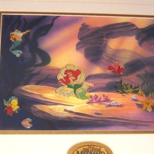 Little Mermaid Ariel Clam LE JUMBO Disney Pin ✿ FROM Frame Little Mermaid Ariel Clam LE JUMBO Disney Pin ✿ FROM Frame