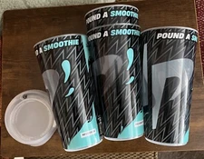 4x Dude Perfect Smoothie King LIMITED EDITION Reusable Collector's Cup/Lid 2024