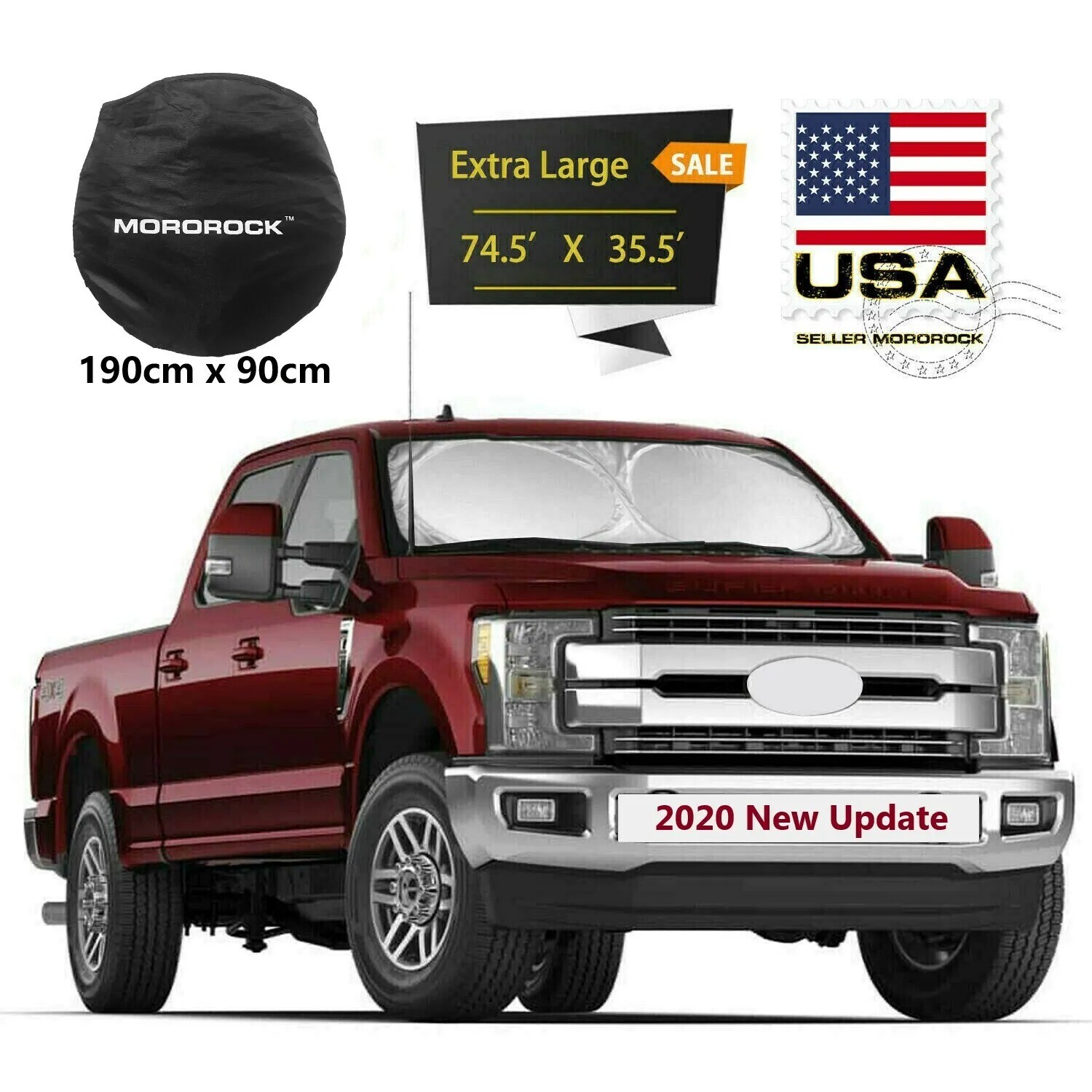 Car Sun Shade Windshield Front Cover Visor Shield UV Block Foldable Truck Large