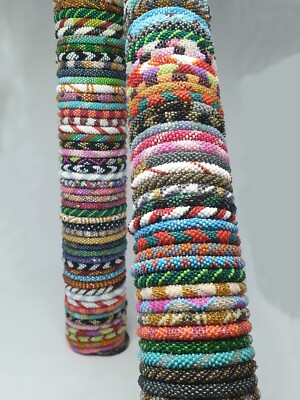 Nepal glass beaded bracelet | Random 50