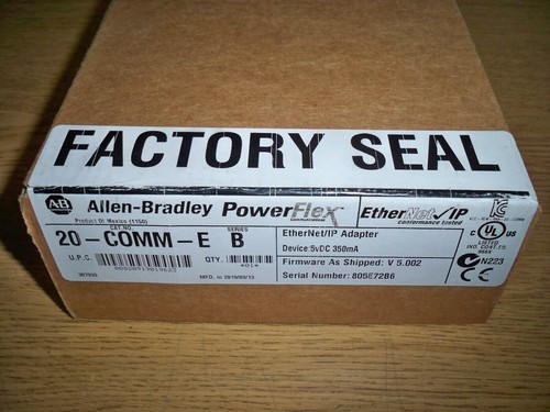 20-COMM-E Allen Bradley EtherNet/IP-Adapter Serie B versiegelt 20COMME US kostenlose Steuer - Bild 5 von 6