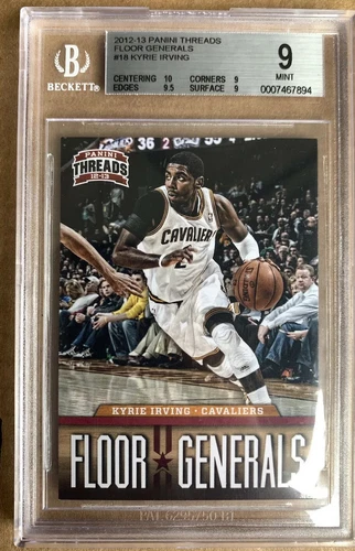 2012 Panini Threads Floor Generals #18 BGS 9 Kyrie Irving
