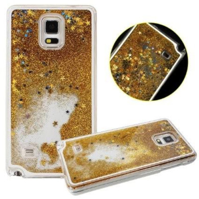 Für Apple iPhone 6 6S - LIQUID HandyTasche Etui Flüssig Back Case Hülle Gold