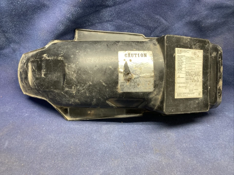 kawasaki kz750ltd kz750h rear back inner plastic fender 1981 82 1983 kz650csr B2 - Image 2 of 4