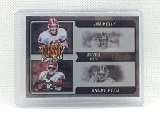 Jim Kelly + Andre Reed 2021 Classics Football - Combos - Buffalo Bills