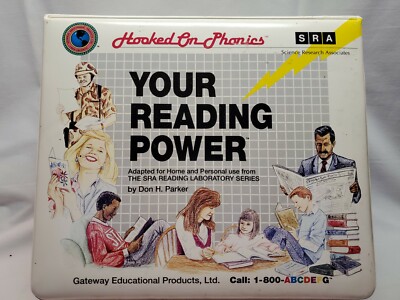 Hooked on Phonics Your Reading Power Set Booklets Cassettes ESL Homeschool 1992